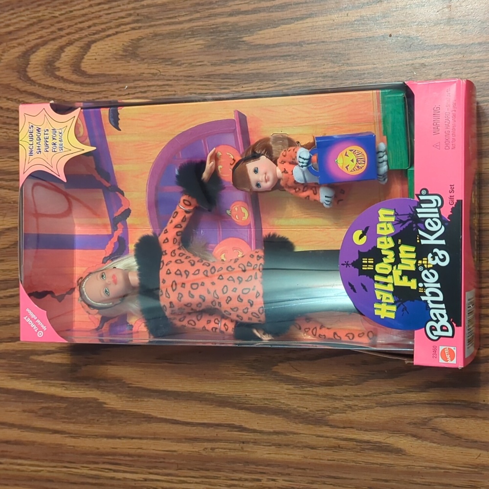 BARBIE AND KELLY HALLOWEEN FUN GIFT SET #23460 NRFB 1998 Target Exclusive